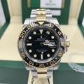 Unworn Rolex GMT Master II 116713LN SS & Gold 2017 Box Card