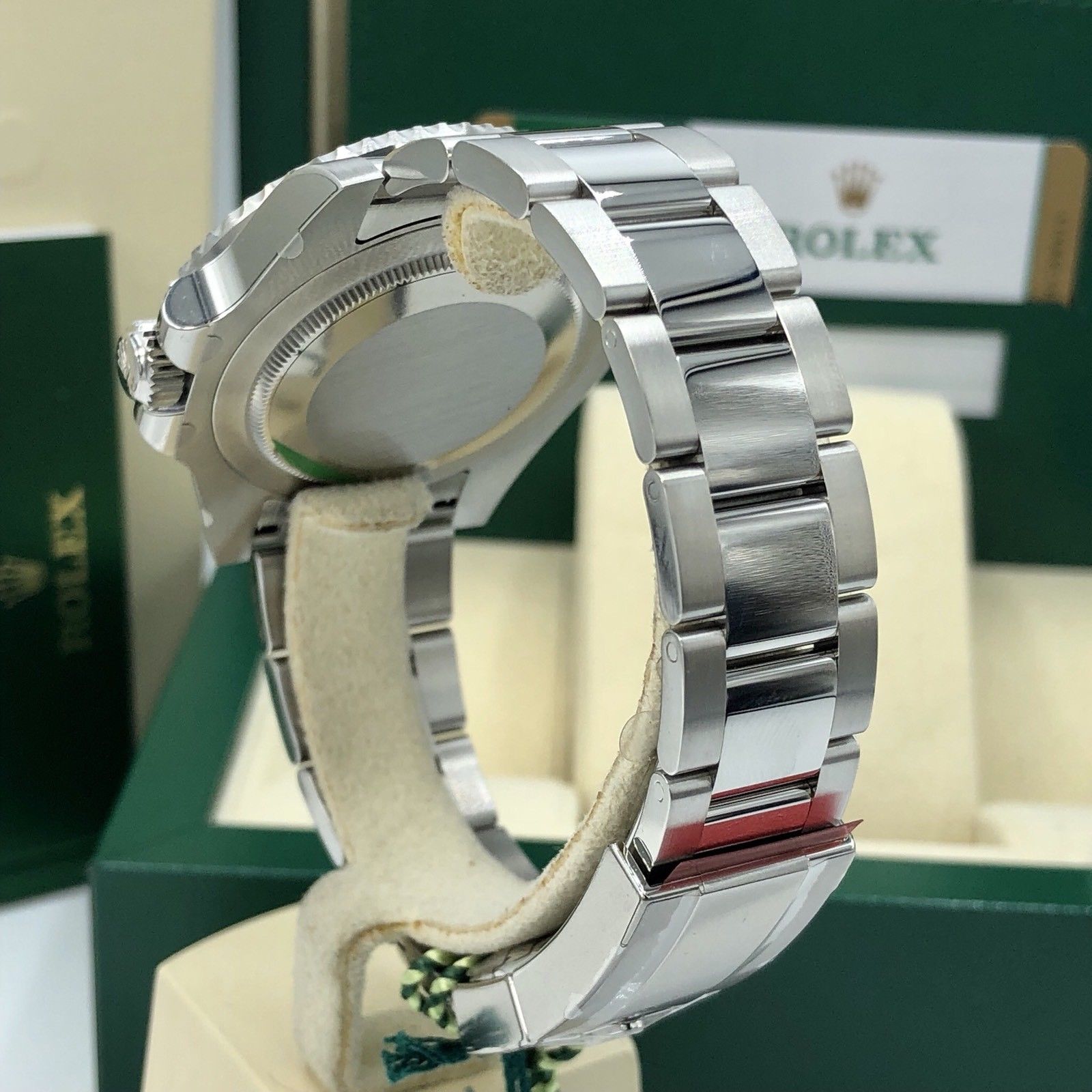 Unworn Rolex GMT Master II Batman 116710BLNR box and Card Complete Set 2017