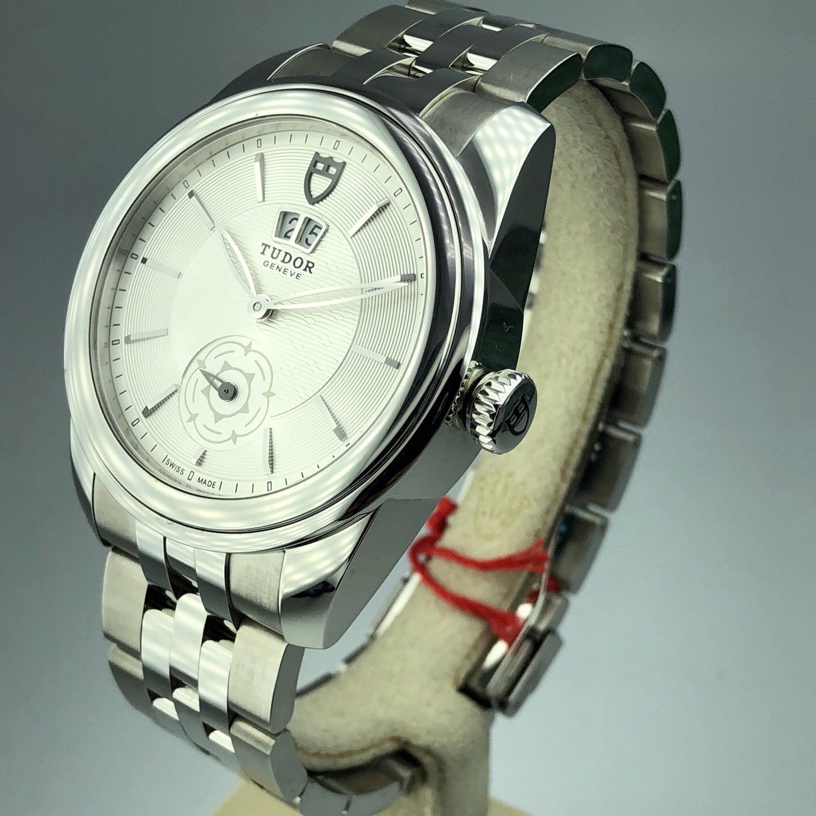Unworn Tudor 57000 Glamour Double Date Steel With Card big size 42mm