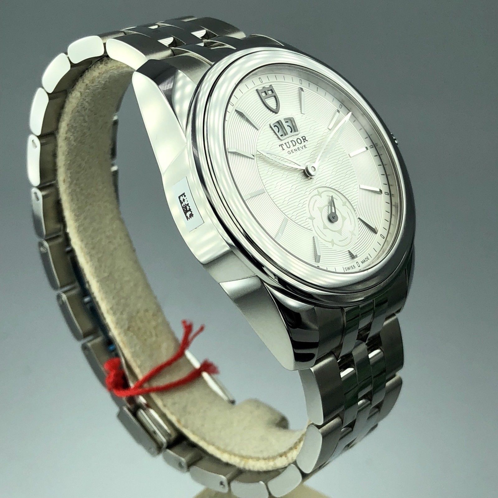 Unworn Tudor 57000 Glamour Double Date Steel With Card big size 42mm