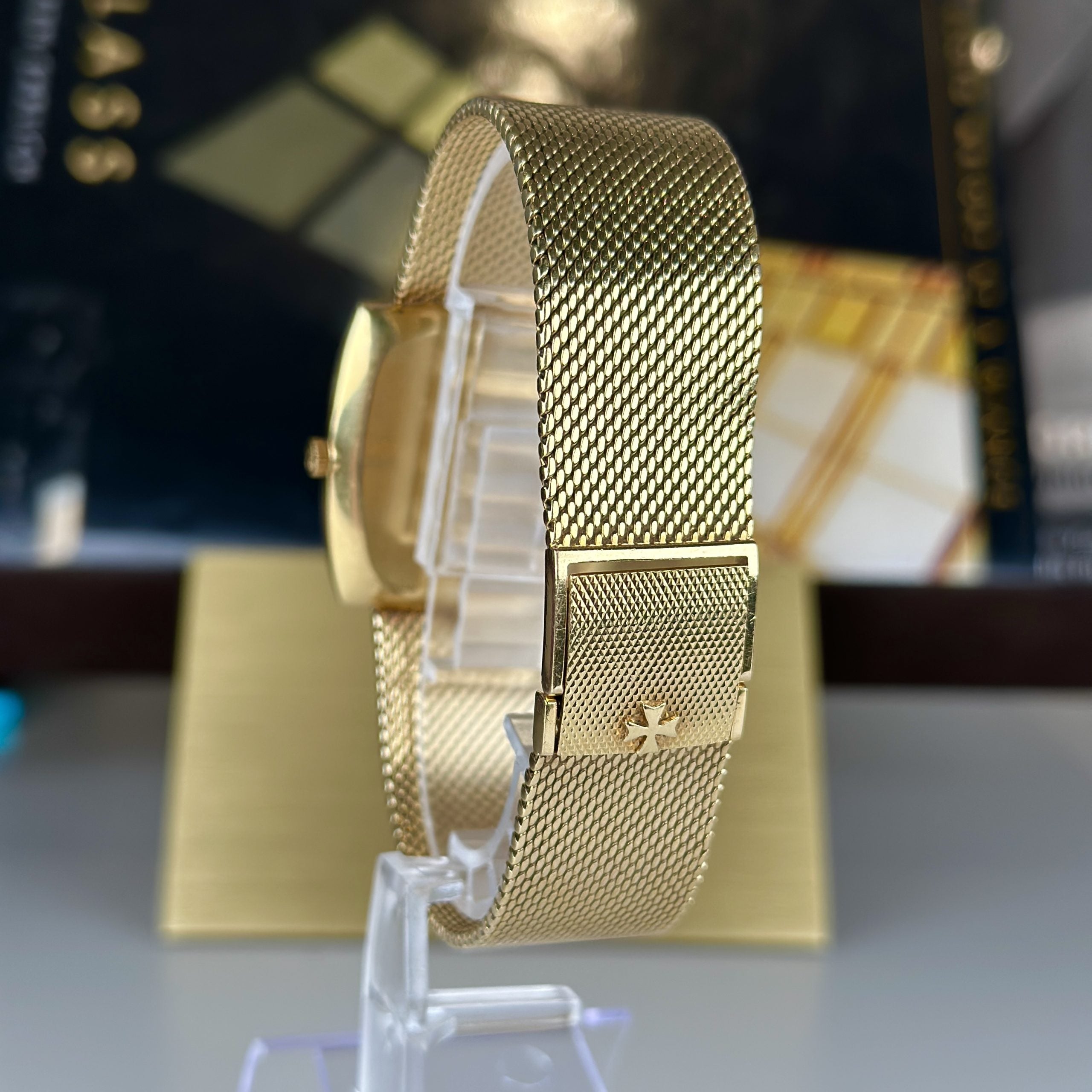 Vacheron Constantin Ref. 44003 Jumbo Automatic with factory onyx dial 18k Gold