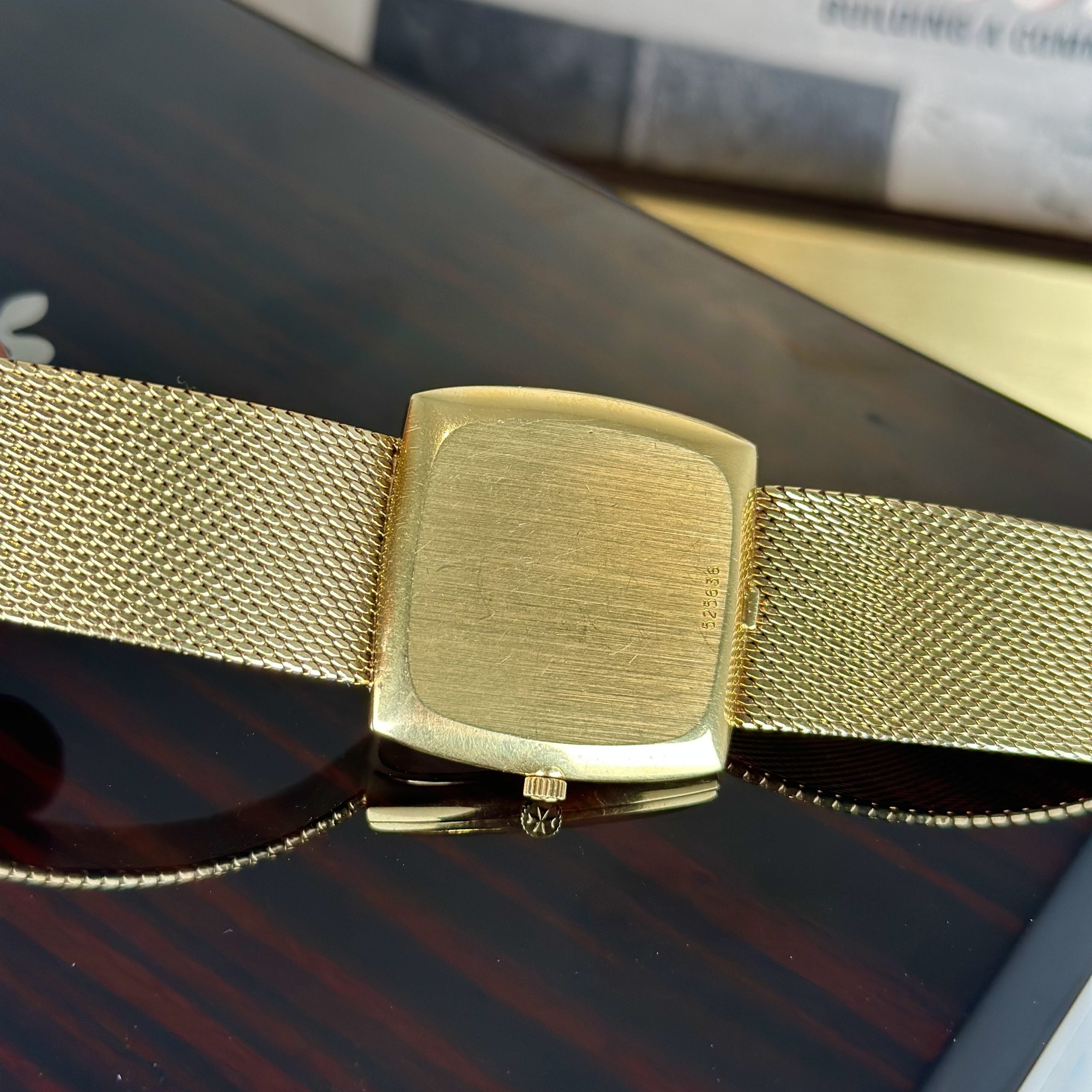 Vacheron Constantin Ref. 44003 Jumbo Automatic with factory onyx dial 18k Gold