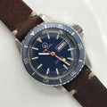 Vintage Aquadive Day-Date Divers Watch Blue dial & insert Amazing Patina PCG