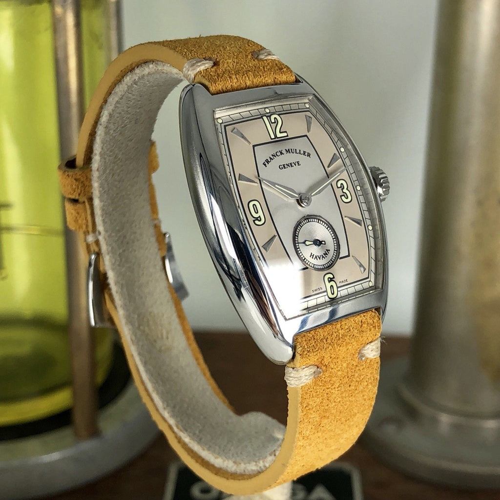 Vintage Franck Muller Havana 2852 Steel Manual Mid Size Unisex 30mm