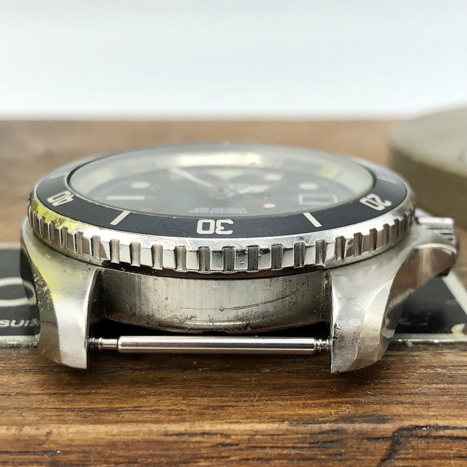 Vintage Heuer Monnin 844 Automatic Professional Diver 1000 cathedral hands