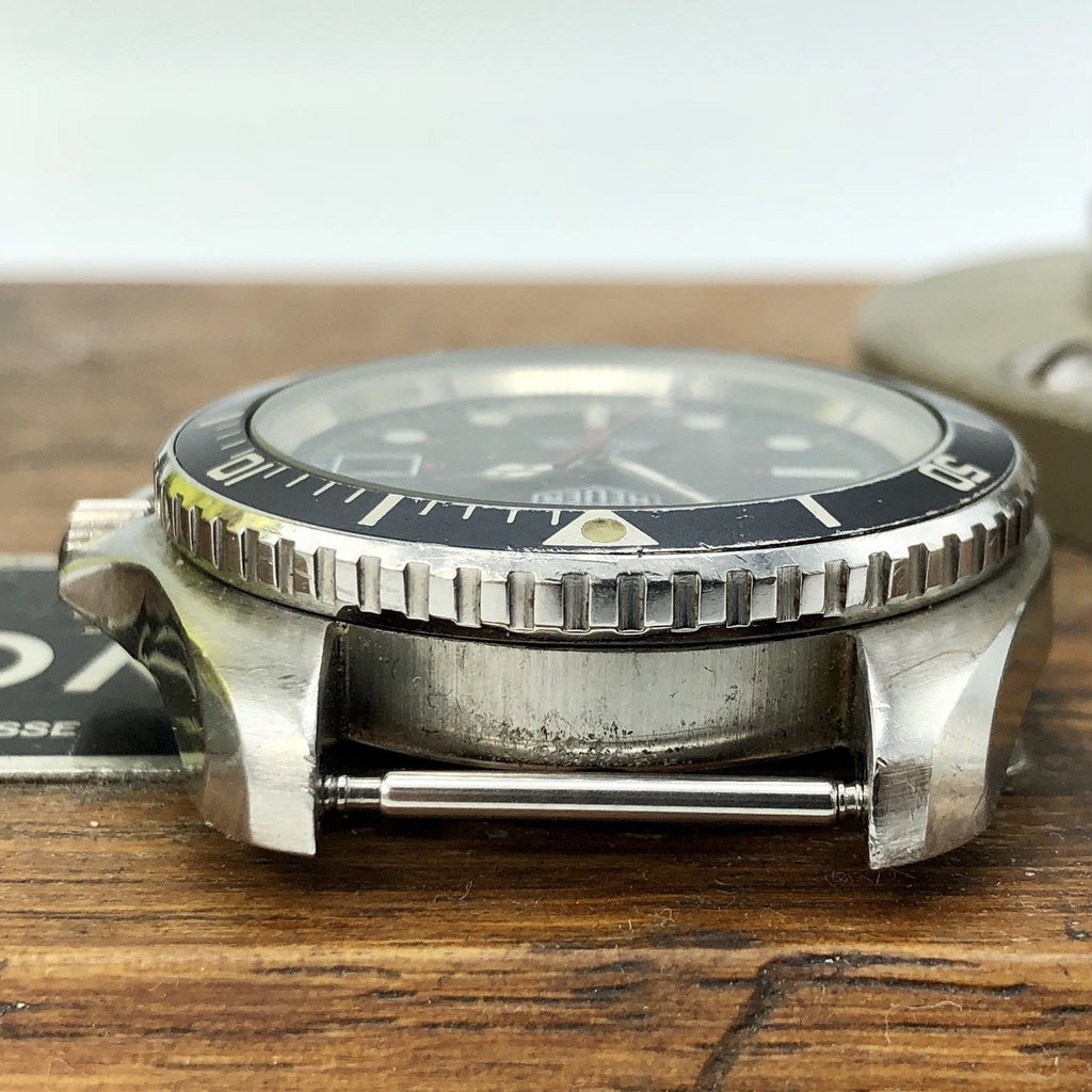 Vintage Heuer Monnin 844 Automatic Professional Diver 1000 cathedral hands