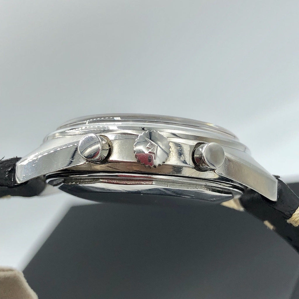 Vintage Movado Datron Sub Sea Zenith El Primero Chronograph Panda Steel