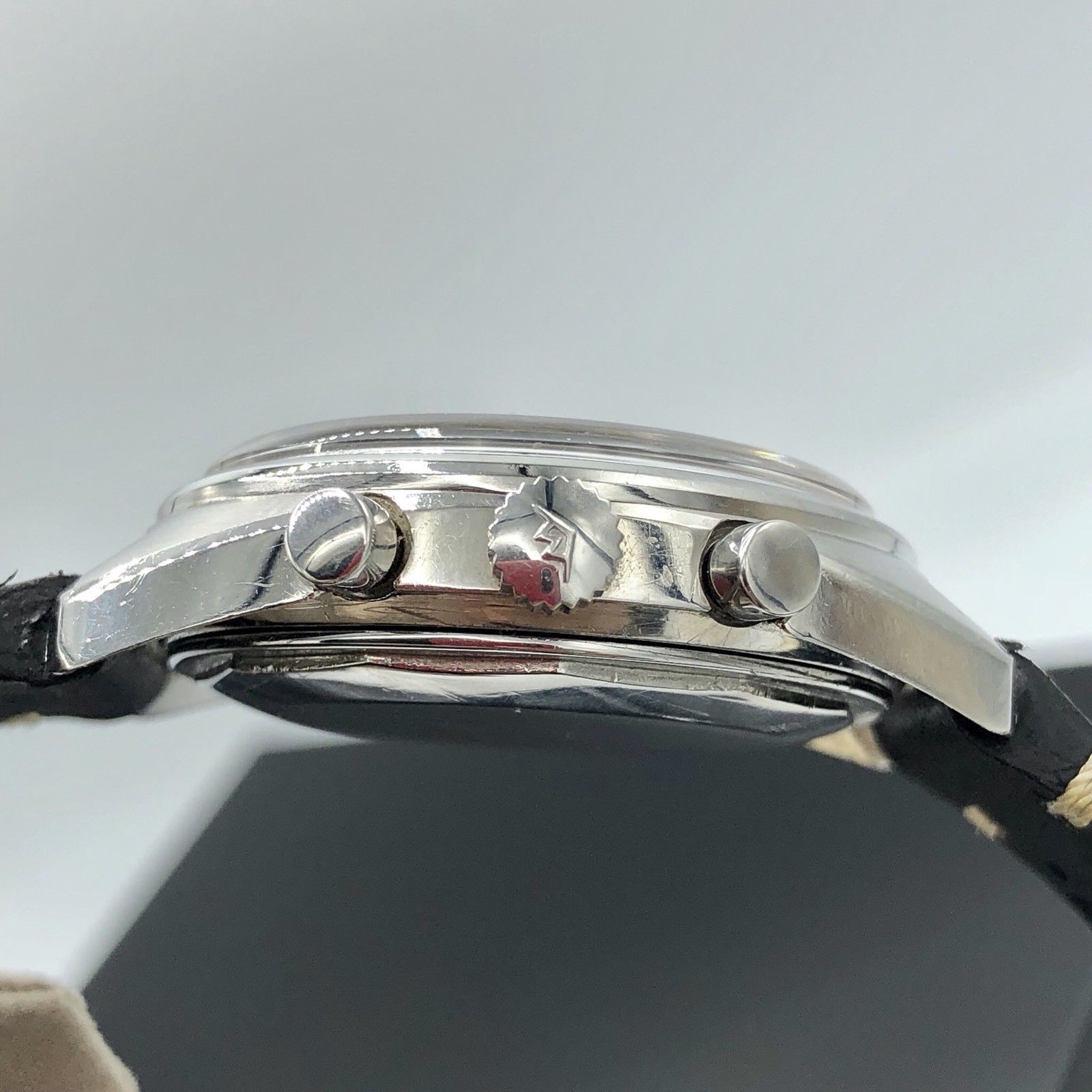 Vintage Movado Datron Sub Sea Zenith El Primero Chronograph Panda Steel