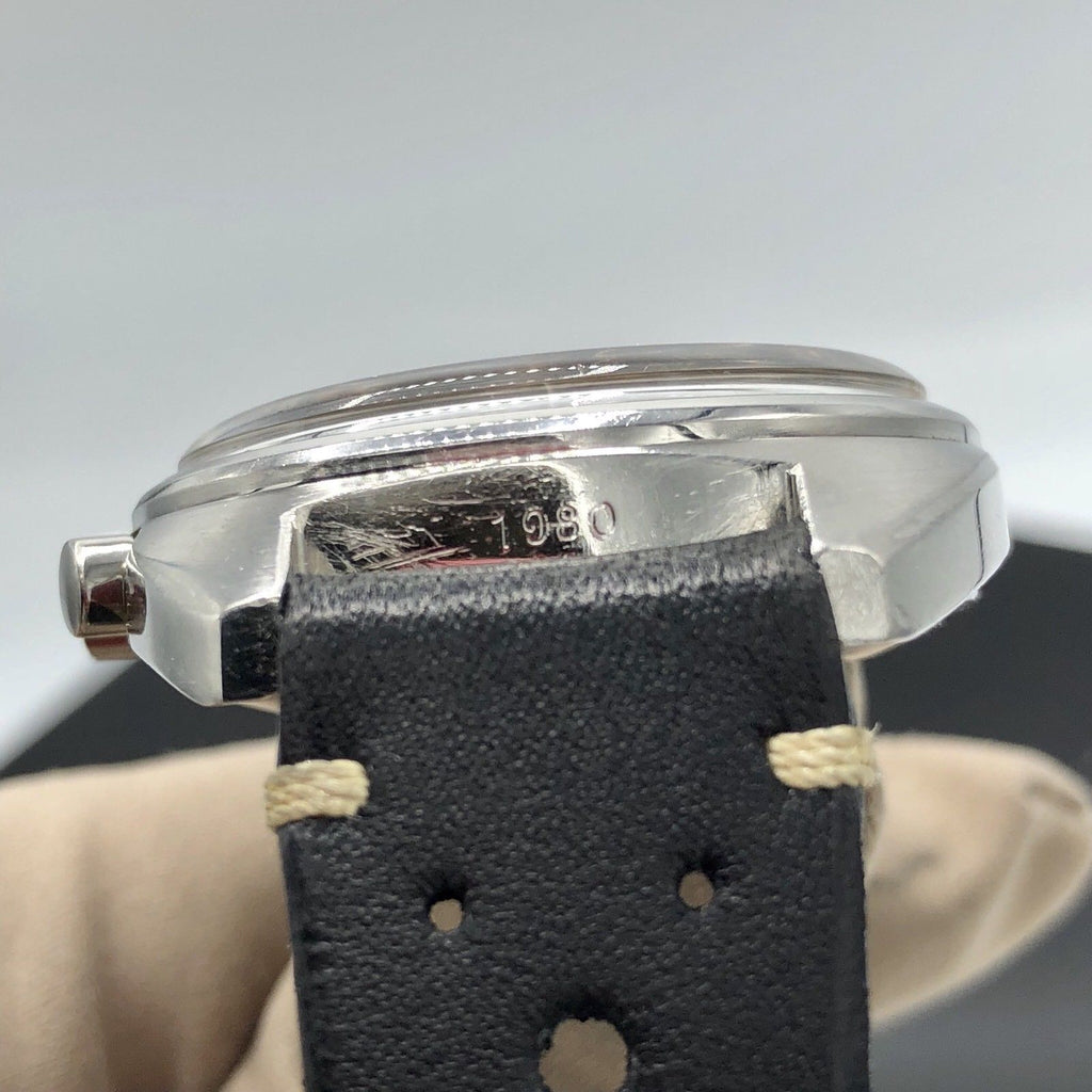 Vintage Movado Datron Sub Sea Zenith El Primero Chronograph Panda Steel