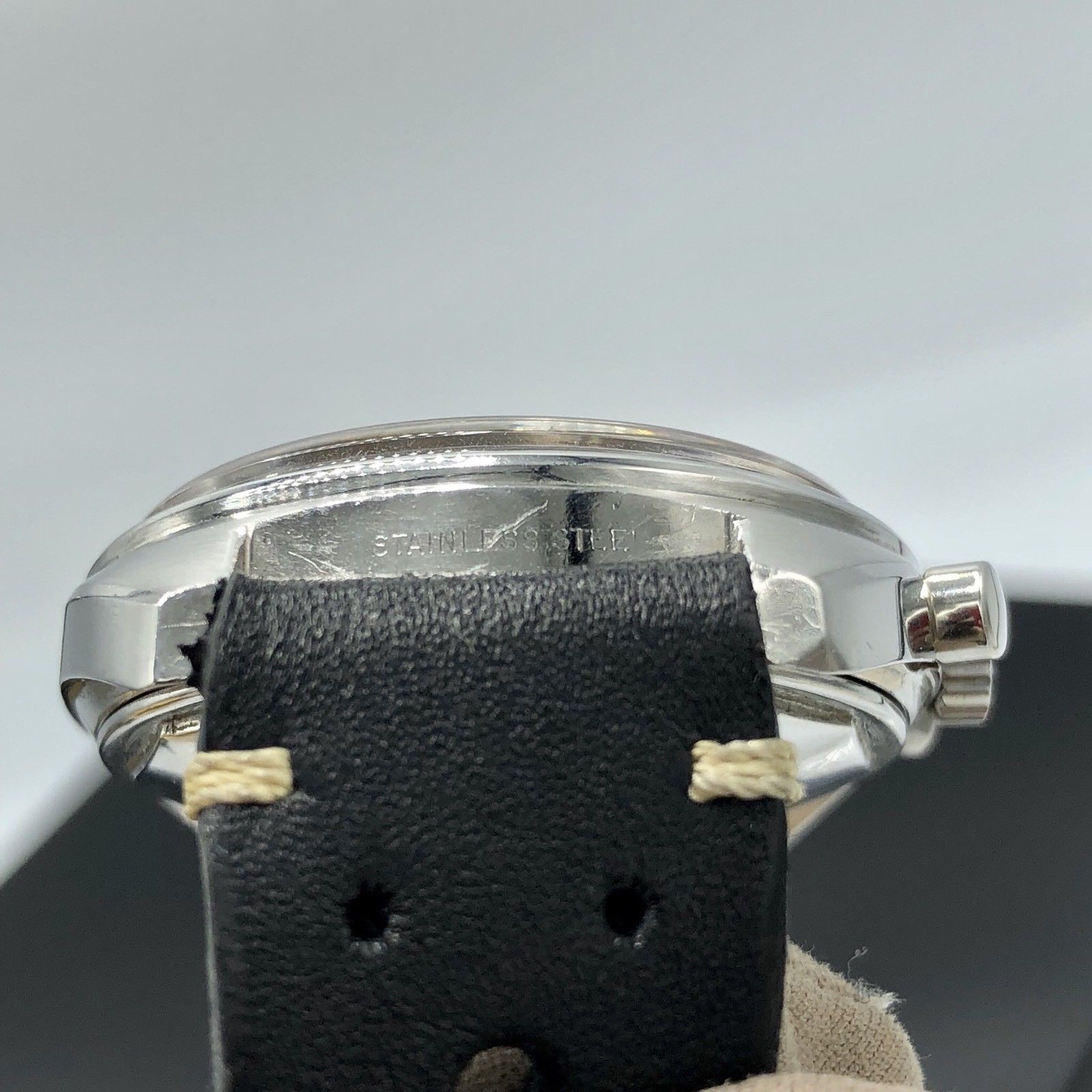 Vintage Movado Datron Sub Sea Zenith El Primero Chronograph Panda Steel