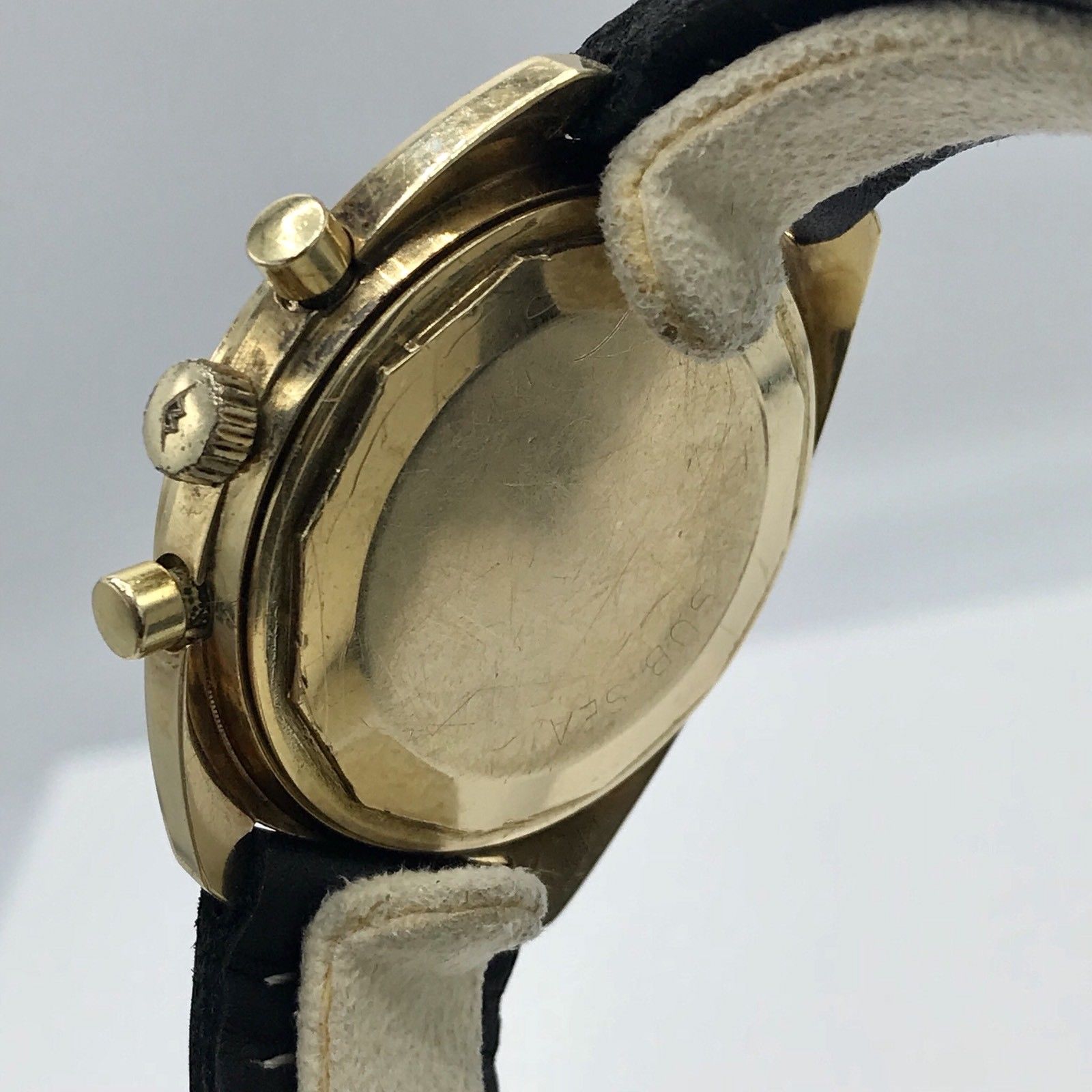 Vintage Movado Datron Sub Sea Zenith El Primero Chronograph Solid 14k Gold
