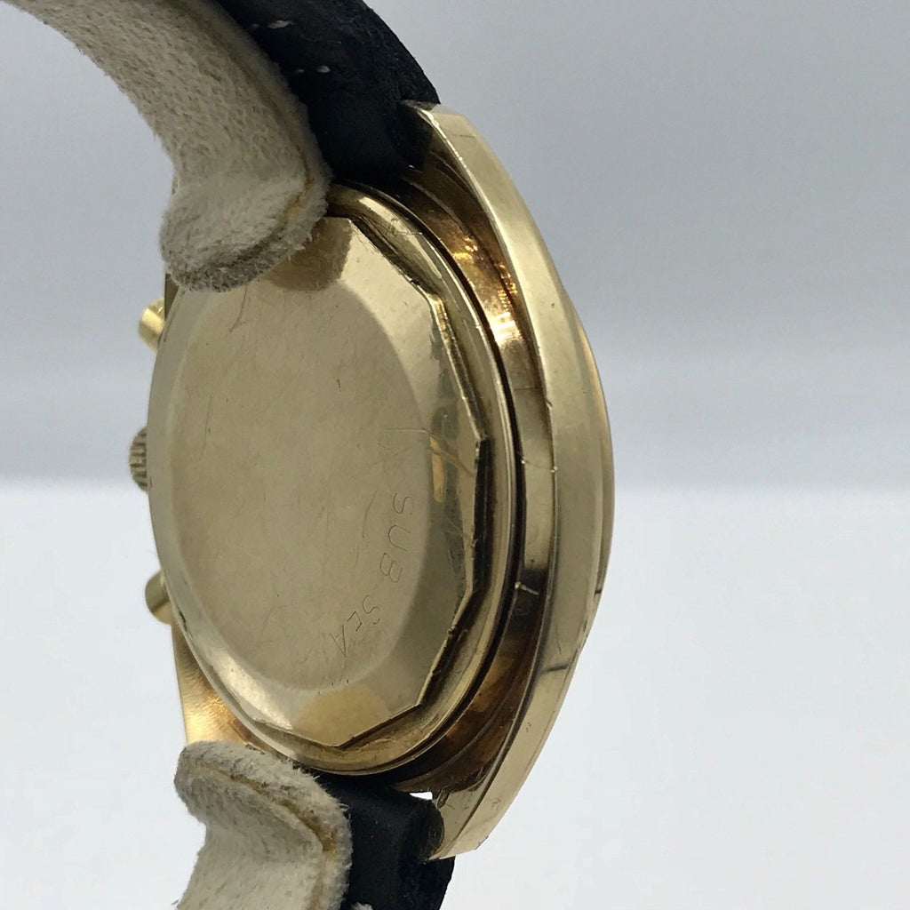 Vintage Movado Datron Sub Sea Zenith El Primero Chronograph Solid 14k Gold