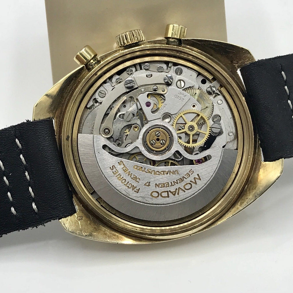 Vintage Movado Datron Sub Sea Zenith El Primero Chronograph Solid 14k Gold