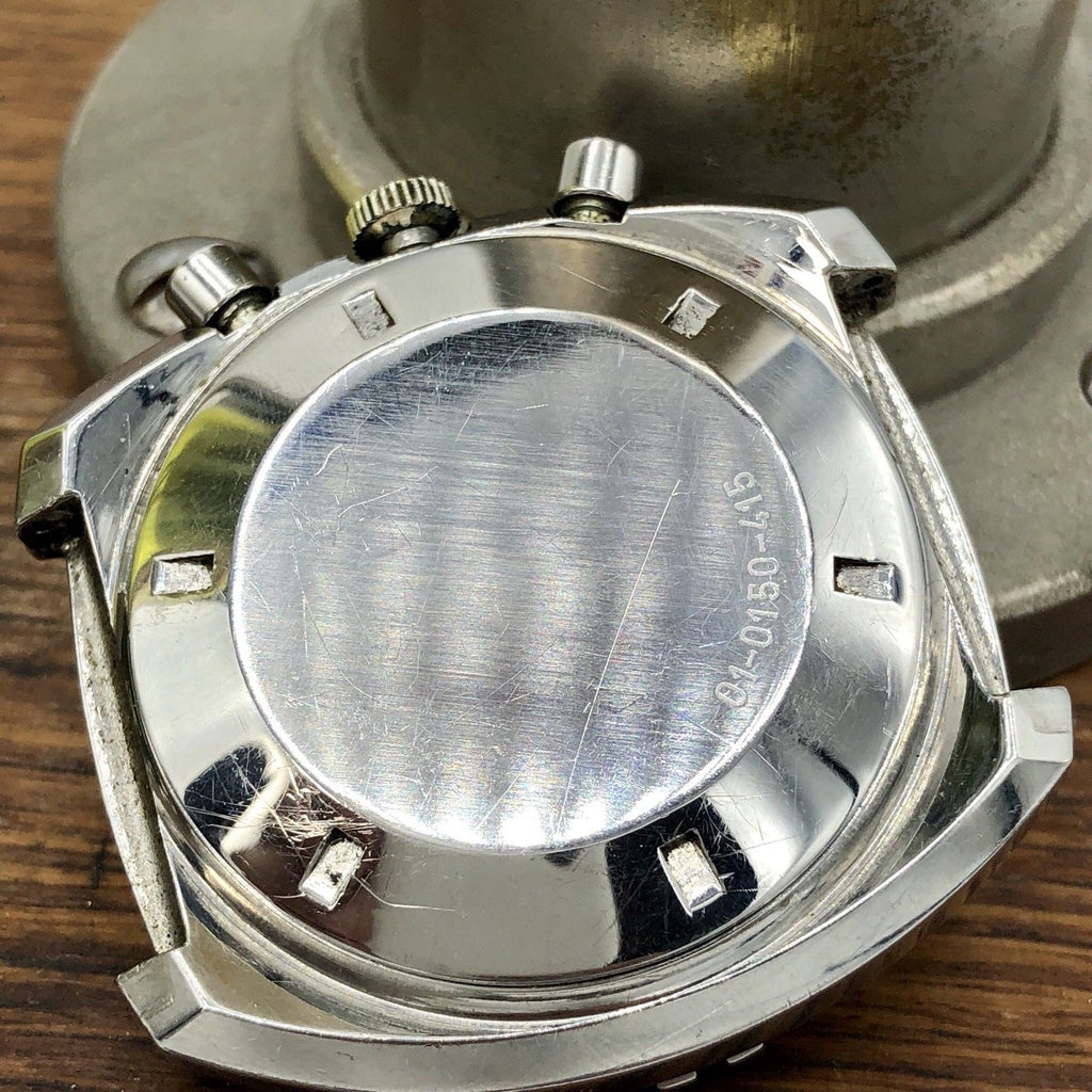 Vintage Movado Zenith El Primero Early Datron Style oversize pilot Chronograph