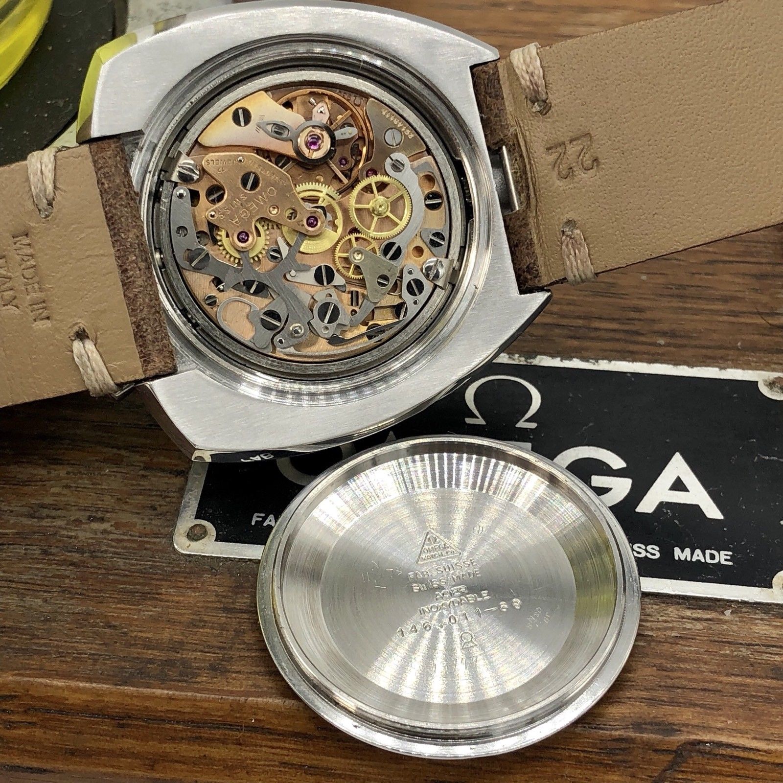Vintage Omega Bullhead Seamaster Chronograph 146.011-69 Caliber 930
