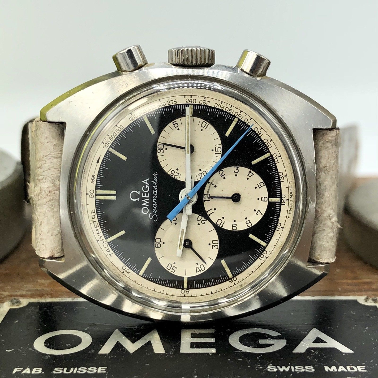 Vintage Omega Seamaster Chronograph 145.006-66 Caliber 321 Rev. Panda Dial