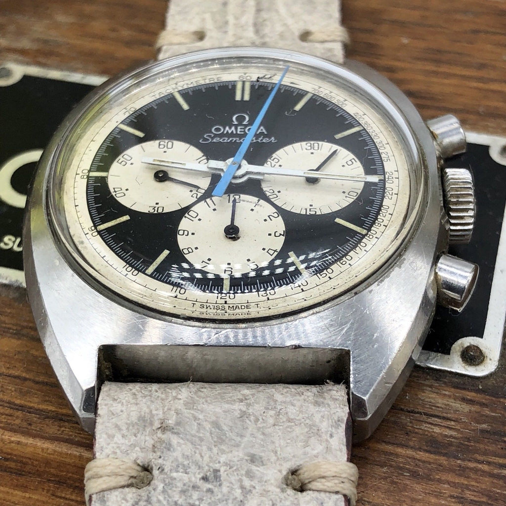 Vintage Omega Seamaster Chronograph 145.006-66 Caliber 321 Rev. Panda Dial