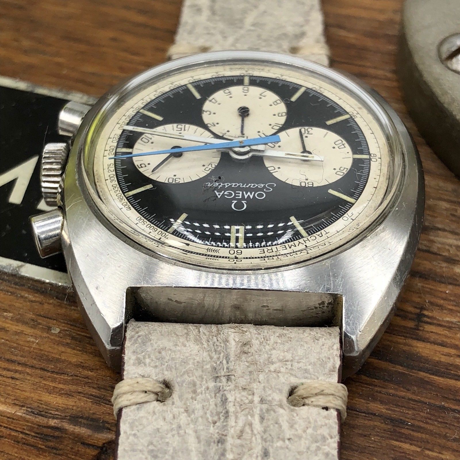 Vintage Omega Seamaster Chronograph 145.006-66 Caliber 321 Rev. Panda Dial
