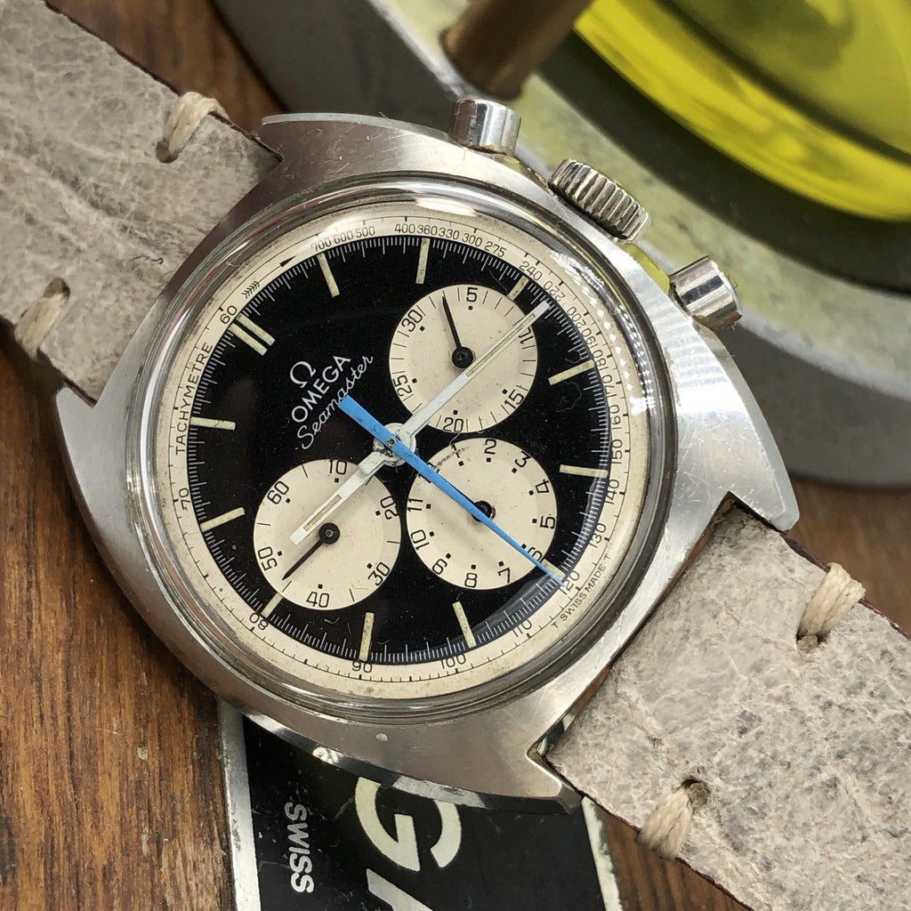 Vintage Omega Seamaster Chronograph 145.006-66 Caliber 321 Rev. Panda Dial