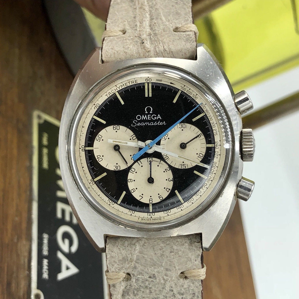 Vintage Omega Seamaster Chronograph 145.006-66 Caliber 321 Rev. Panda Dial