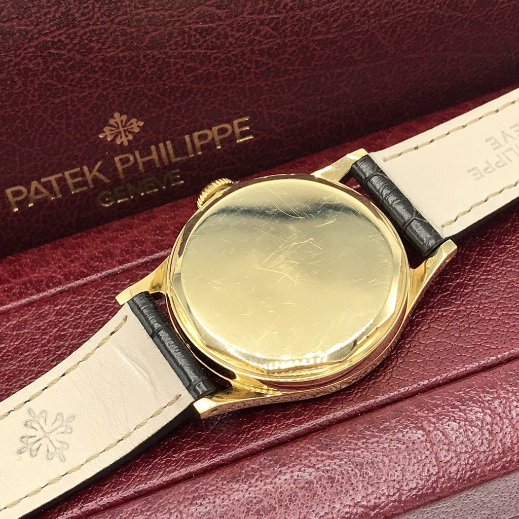 Vintage Patek Philippe Calatrava 565 in Yellow Very rare from1951 box & Paper