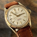 1961 Vintage Rare Rolex 6085 14k Yellow Gold Red Officially Writing Dial