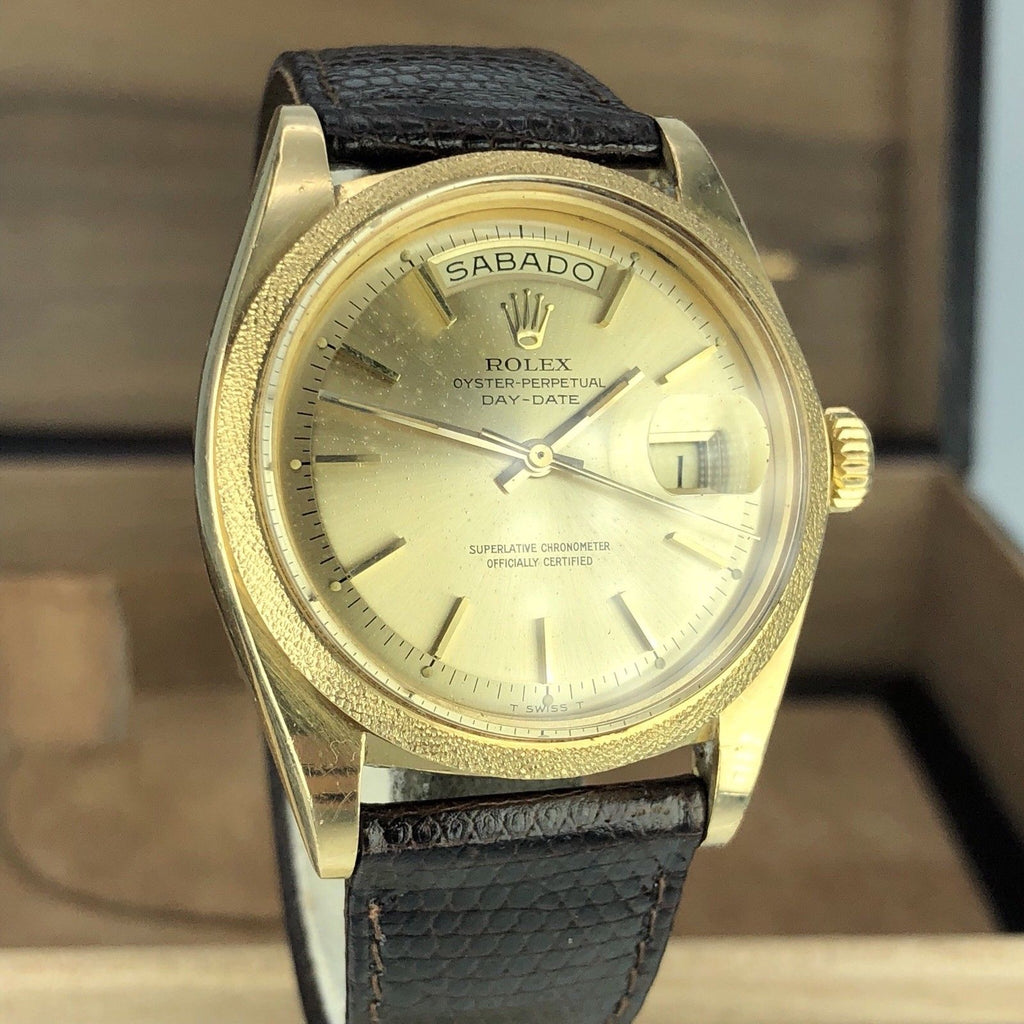 1974 Vintage Rare Rolex Day Date 1811 Solid 18k Yellow Gold Spanish Date