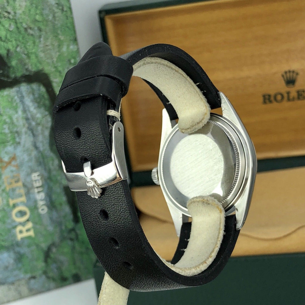 1974 Vintage Rolex 1601 Datejust Factory Roman Dial With Box Gold Bezel