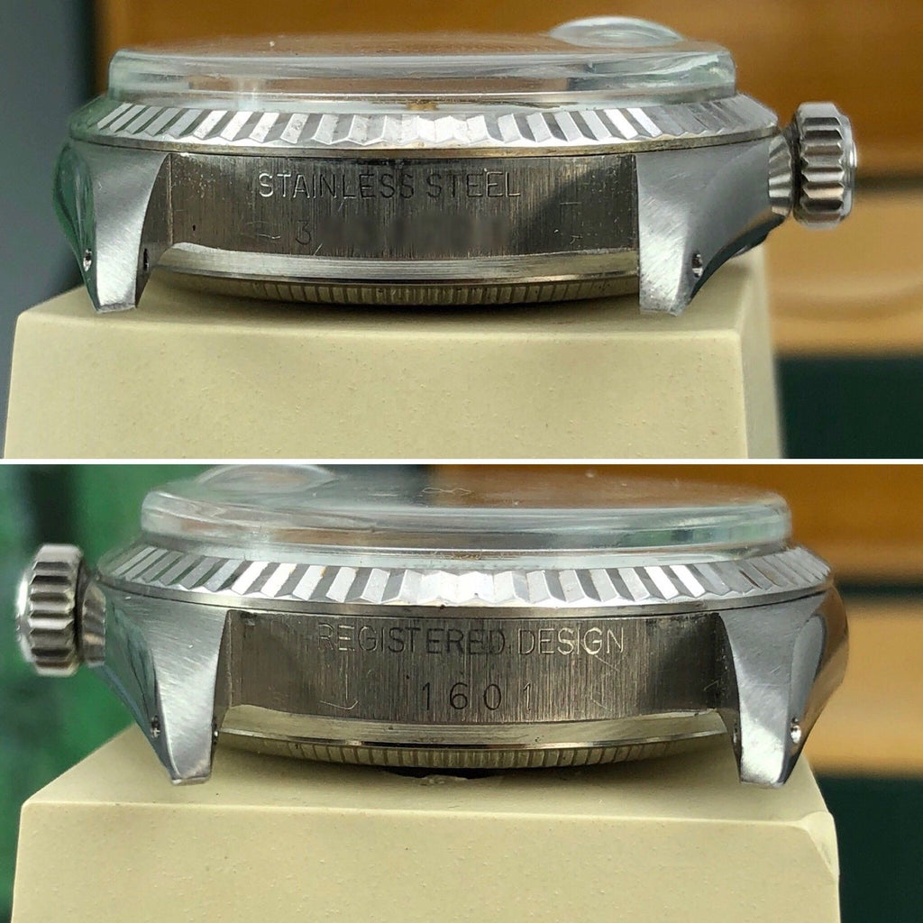 1974 Vintage Rolex 1601 Datejust Factory Roman Dial With Box Gold Bezel