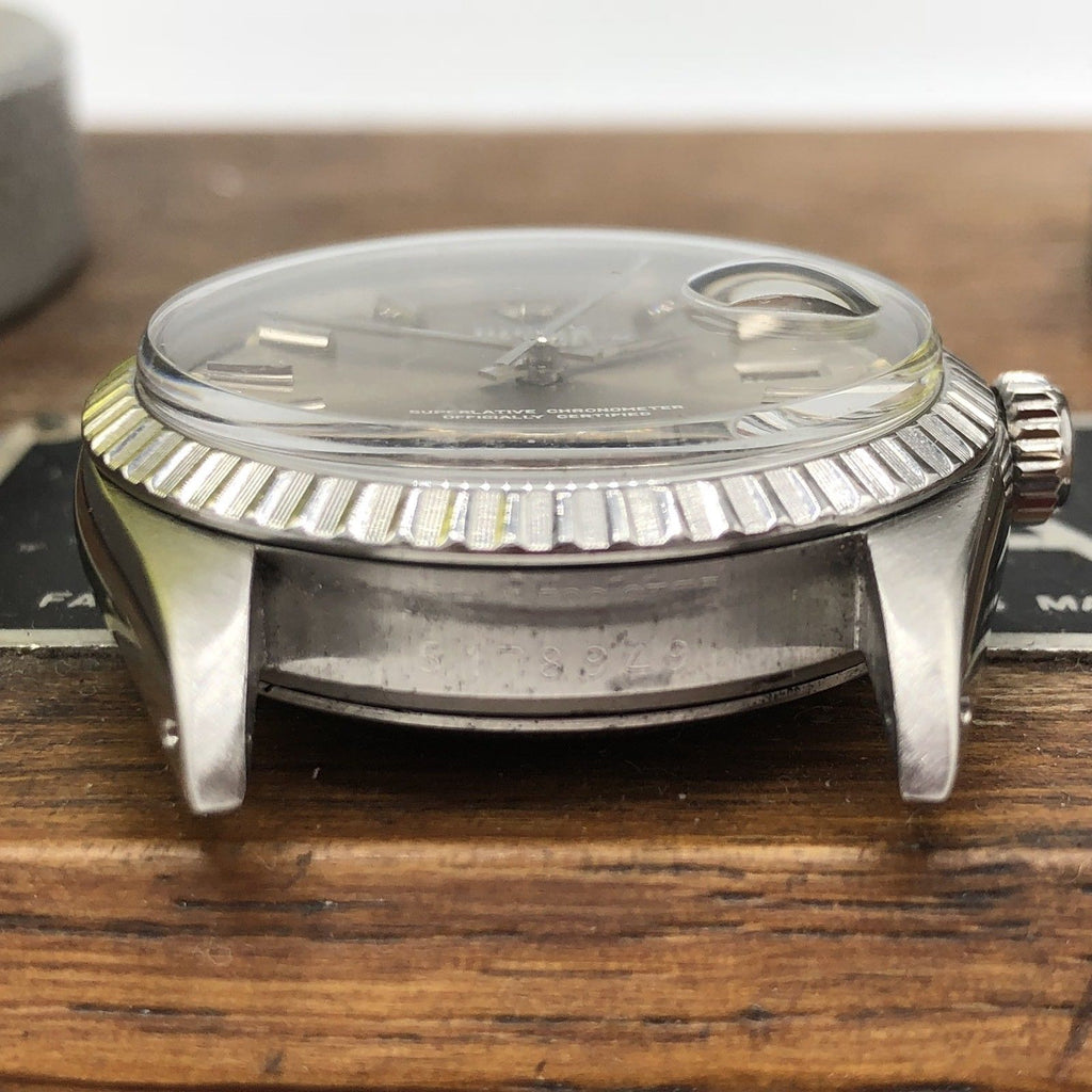 Vintage Rolex 1603 Date just Original Gray Sigma Dial 1977