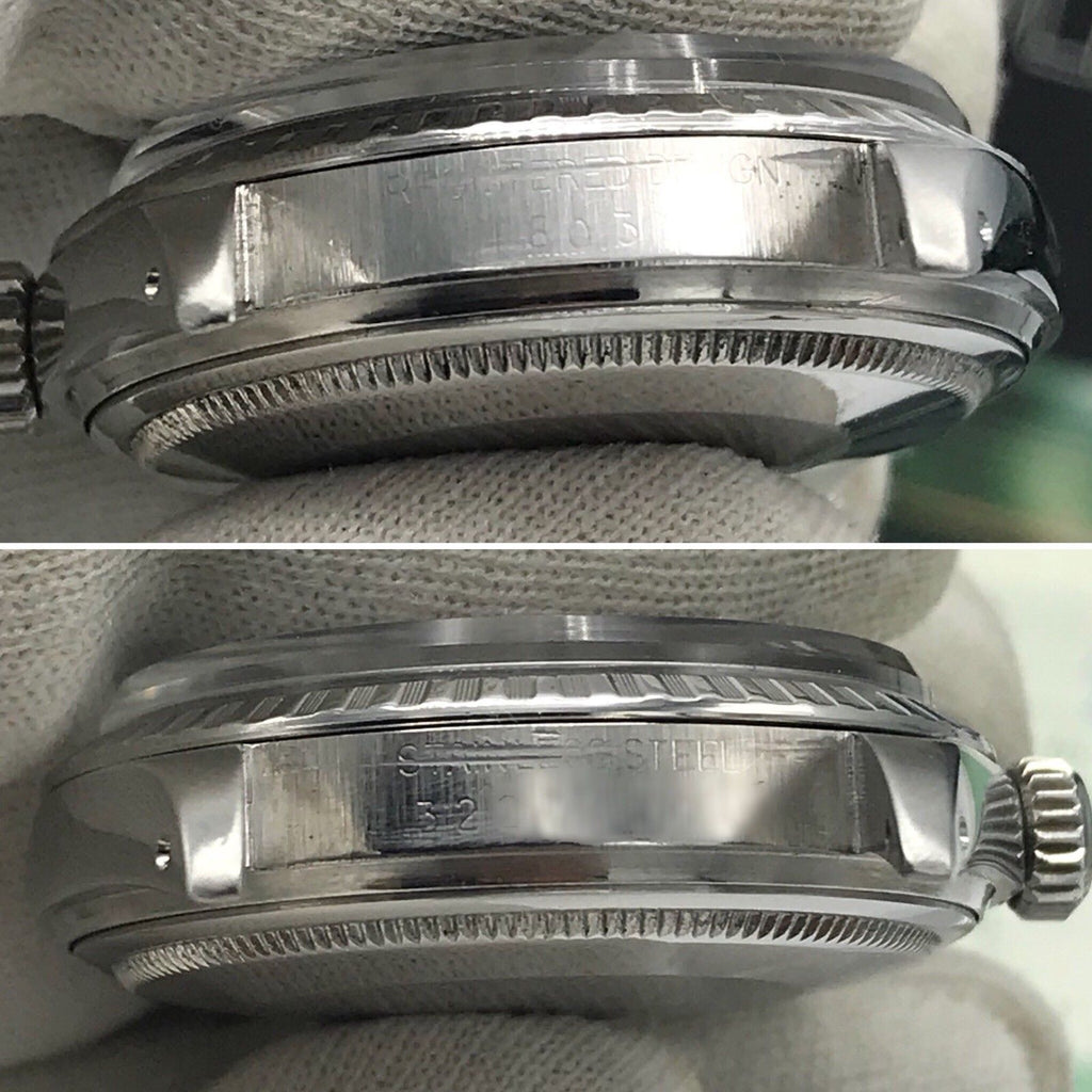 Vintage Rolex 1603 Date just Original Gray Sigma Dial Box & Papers fullset 1972