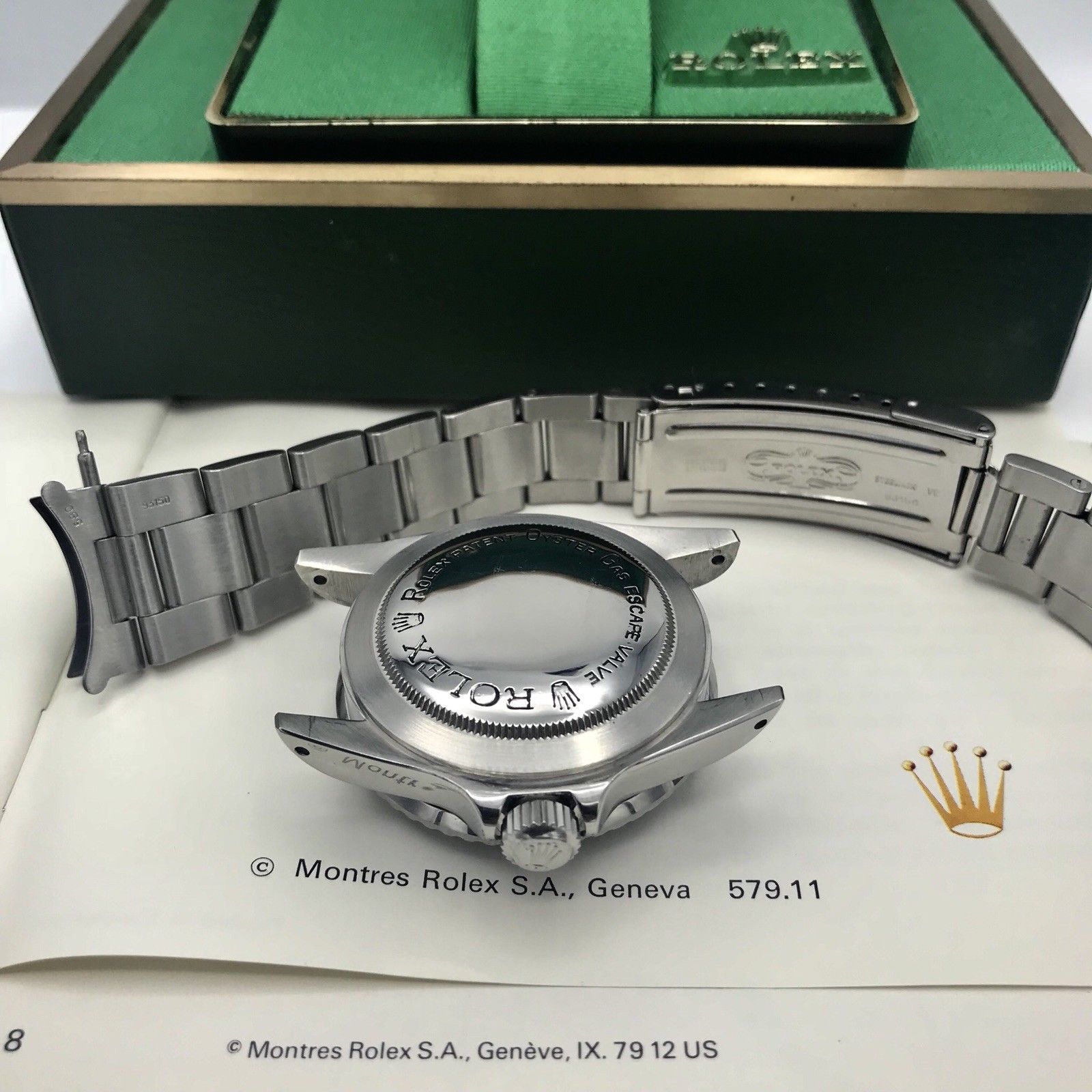 Vintage Rolex 1665 Sea-Dweller MK I dial Full set 1980 With Box Papers