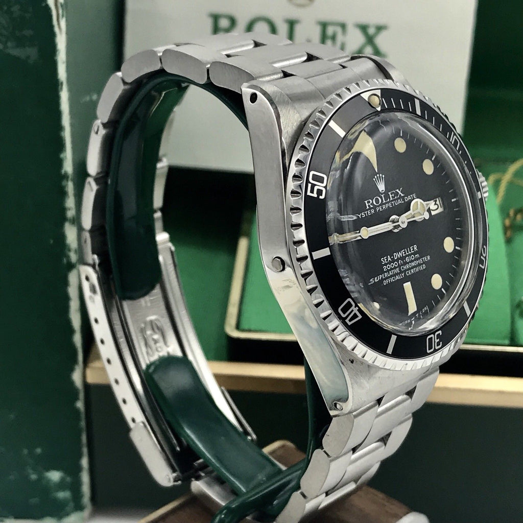 Vintage Rolex 1665 Sea-Dweller MK I dial Full set 1980 With Box Papers