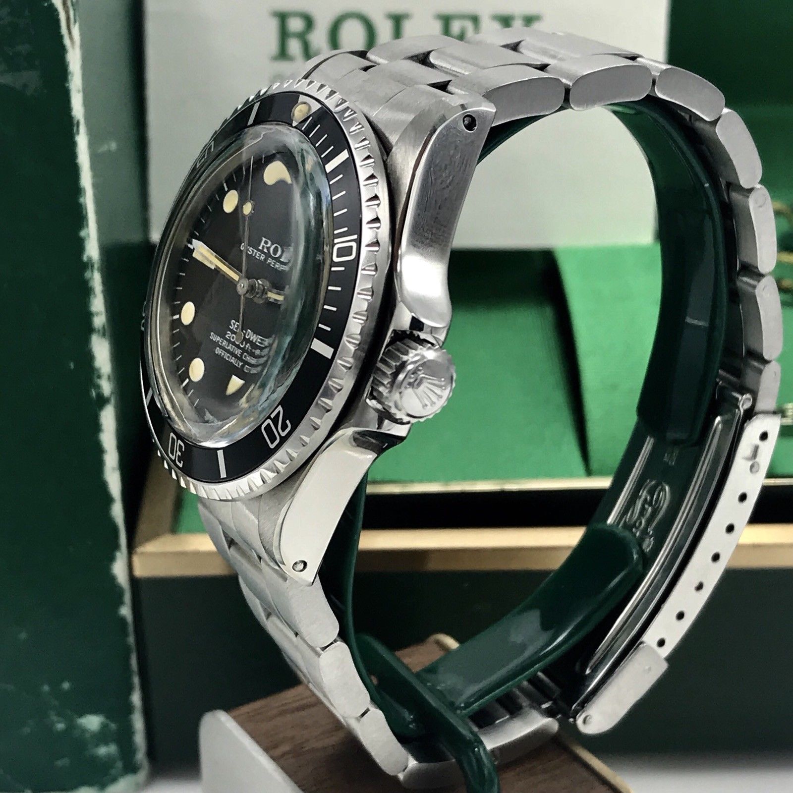 Vintage Rolex 1665 Sea-Dweller MK I dial Full set 1980 With Box Papers