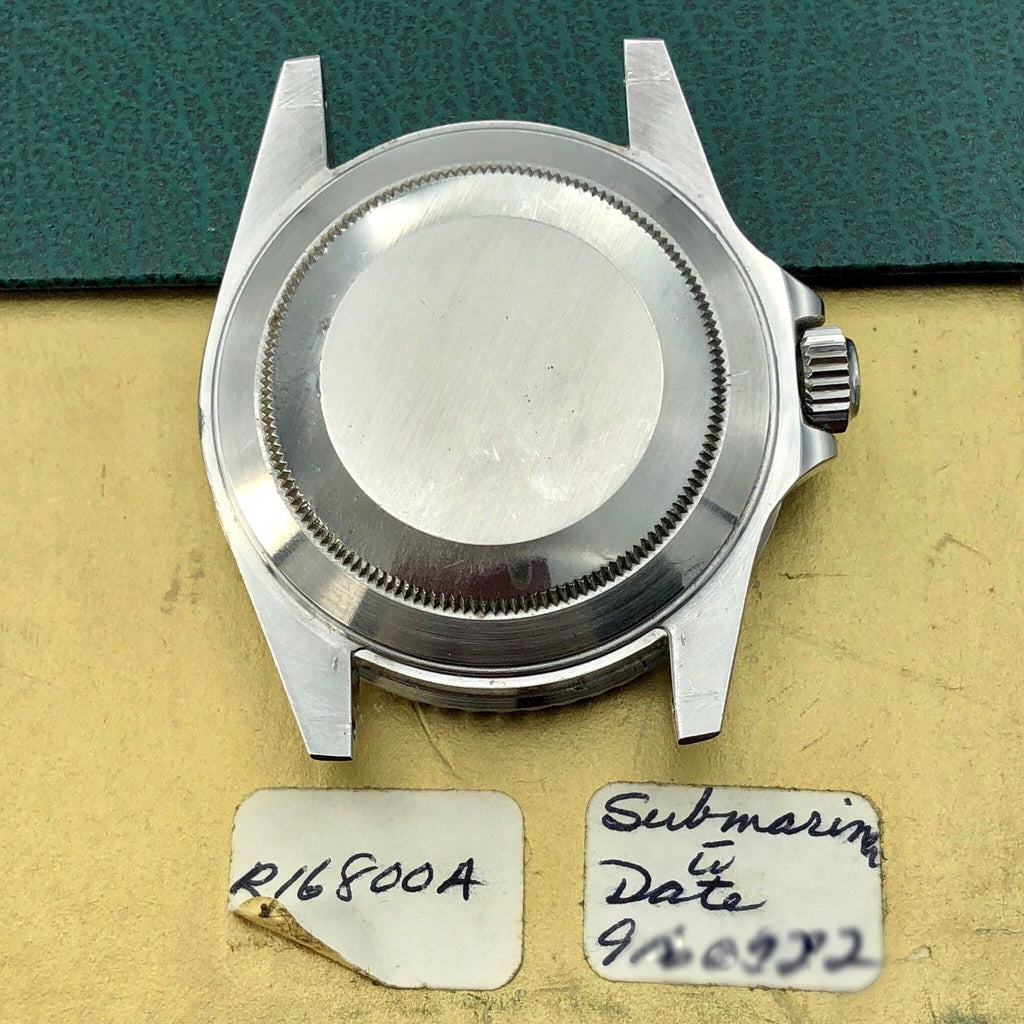 Vintage Rolex 16800 Submariner Creamy Patina dial Unpolished 1985 box & Papers