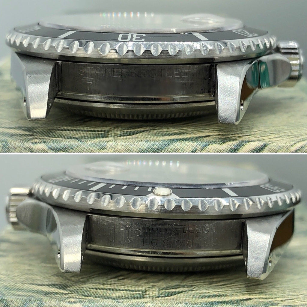 Vintage Rolex 16800 Submariner patina Matte dial Full Set 1983 box & Papers