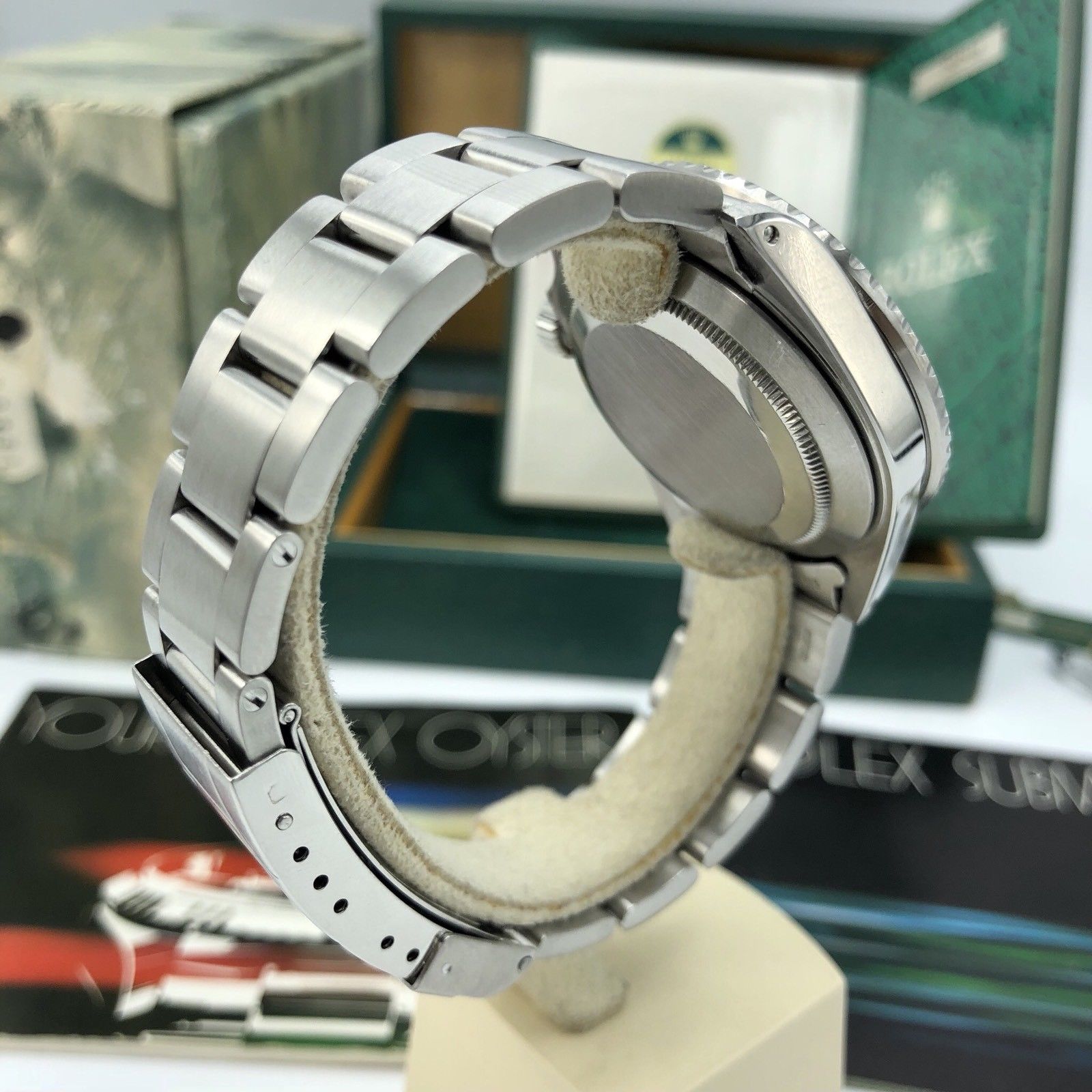 Vintage Rolex 16800 Submariner patina Matte dial Full Set 1983 box & Papers