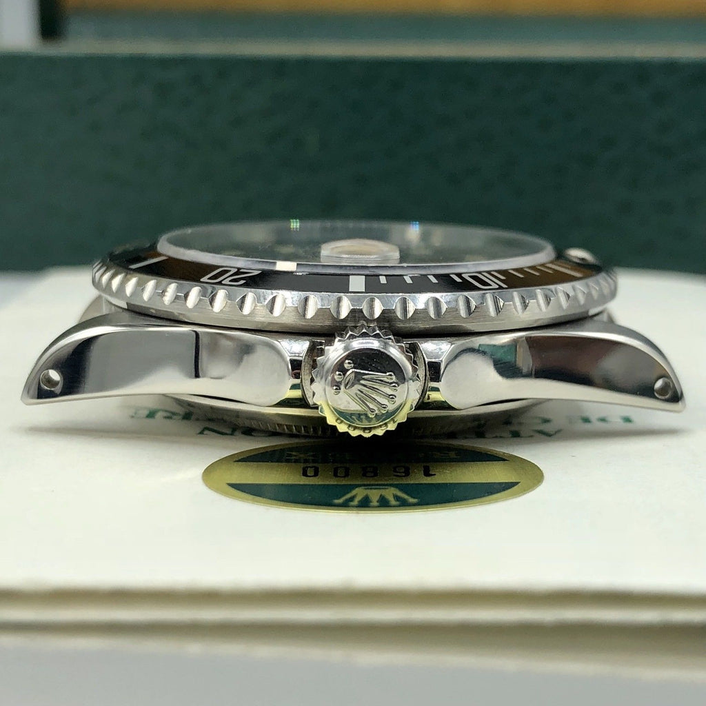 Vintage Rolex 16800 Submariner patina Matte dial Full Set 1983 box & Papers