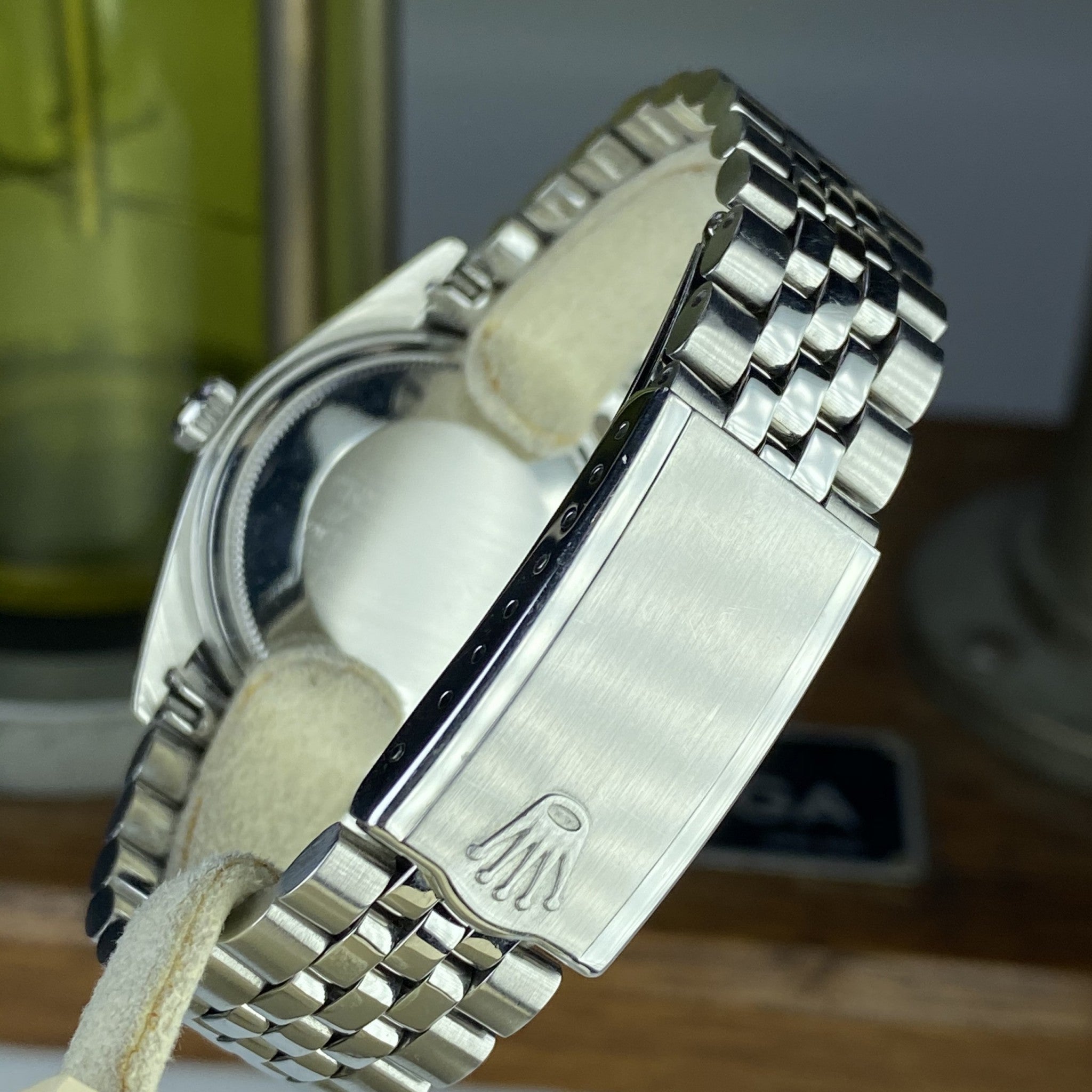 1977 Vintage Rolex 1603 Date just Original Gray Sigma Dial