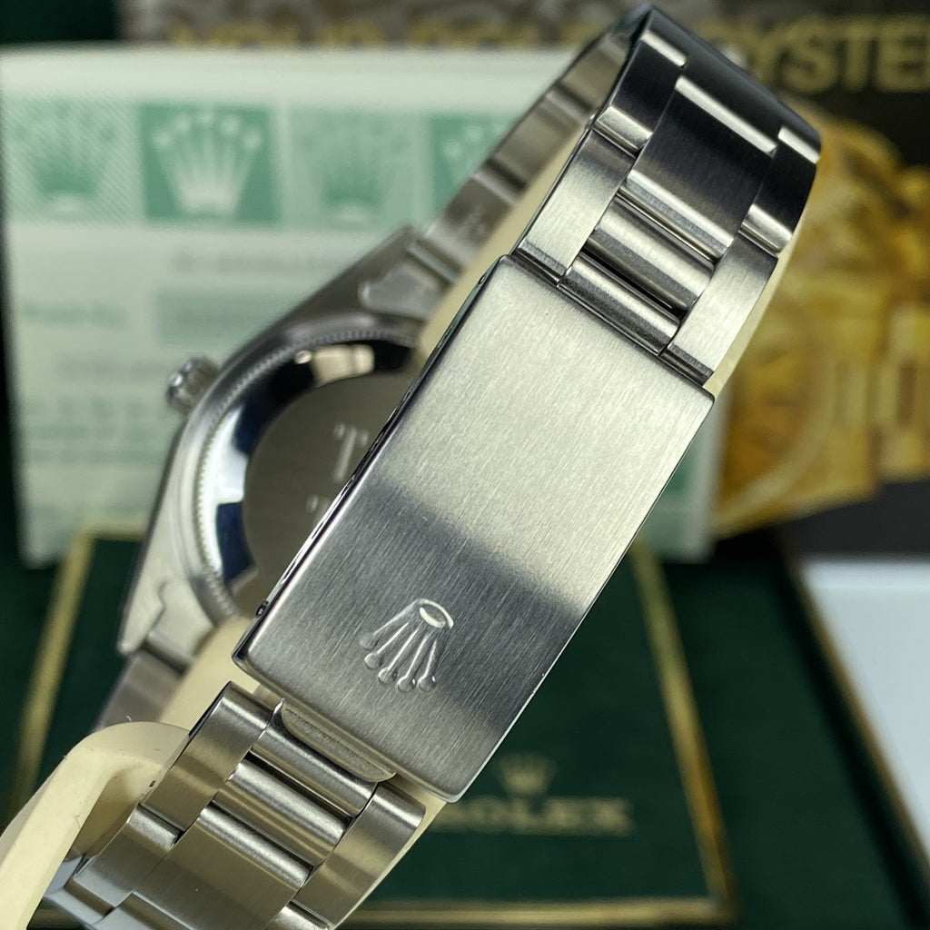 1991 Vintage Rolex Air-King 14000 Domino’s Pizza unique Patina Dial With Box & Papers