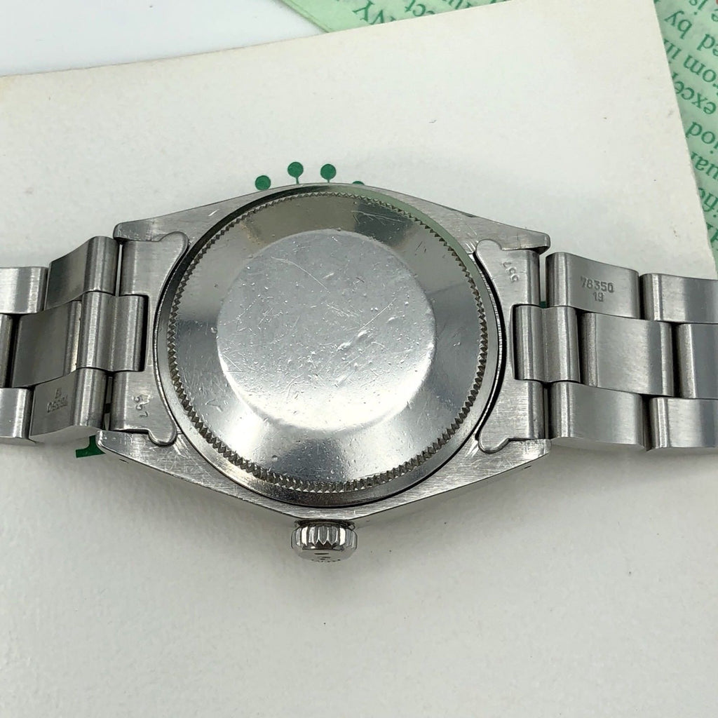 1970 Vintage Rolex Date 1500 Brown Tropical Dial Box and Papers