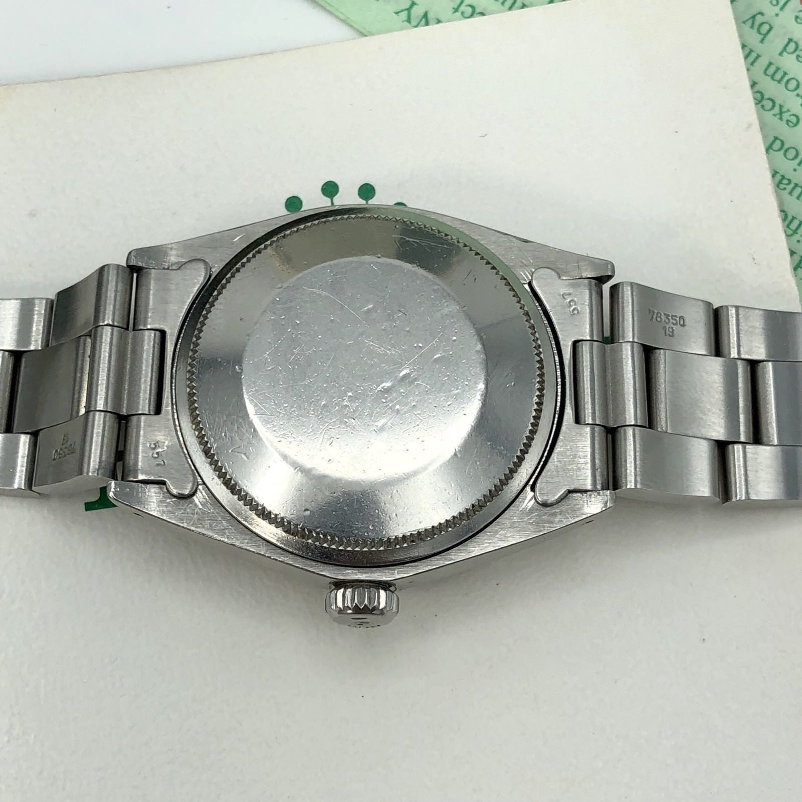 1970 Vintage Rolex Date 1500 Brown Tropical Dial Box and Papers