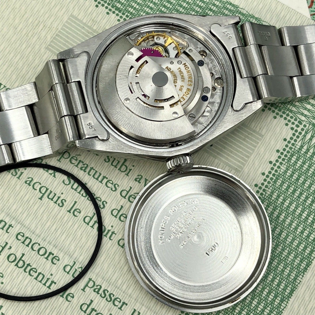 1970 Vintage Rolex Date 1500 Brown Tropical Dial Box and Papers