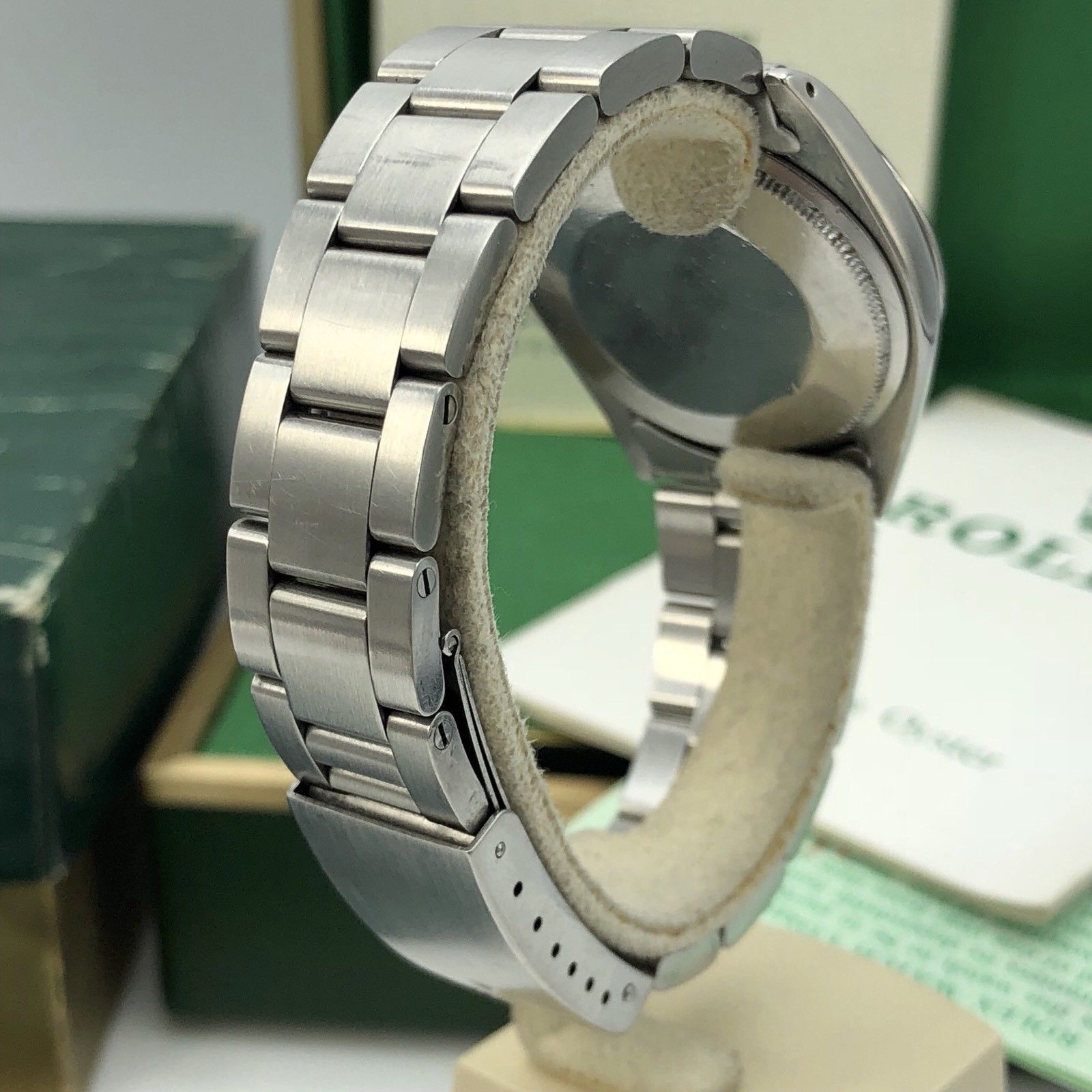 1970 Vintage Rolex Date 1500 Brown Tropical Dial Box and Papers