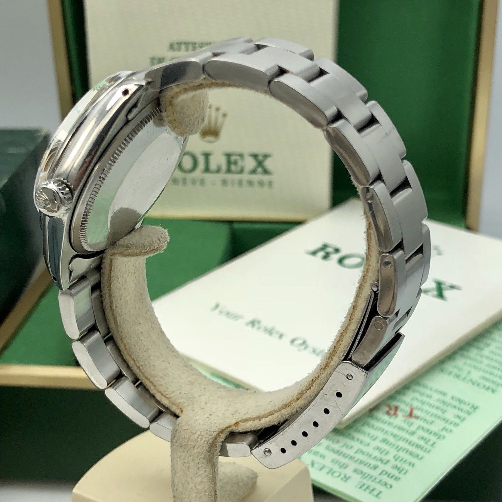1970 Vintage Rolex Date 1500 Brown Tropical Dial Box and Papers