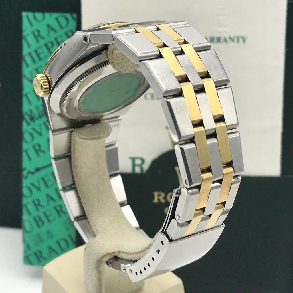 Vintage Rolex DateJust 17013 Oyster quartz Unpolished With box & Papers