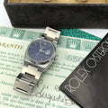 1980 Vintage Rolex DateJust Oyster quartz 17000 Blue Mk 1 Dial With box & Papers