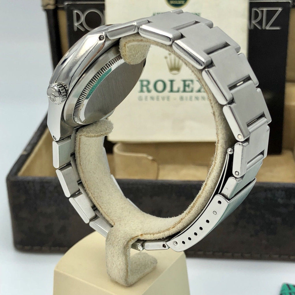 1980 Vintage Rolex DateJust Oyster quartz 17000 Blue Mk 1 Dial With box & Papers