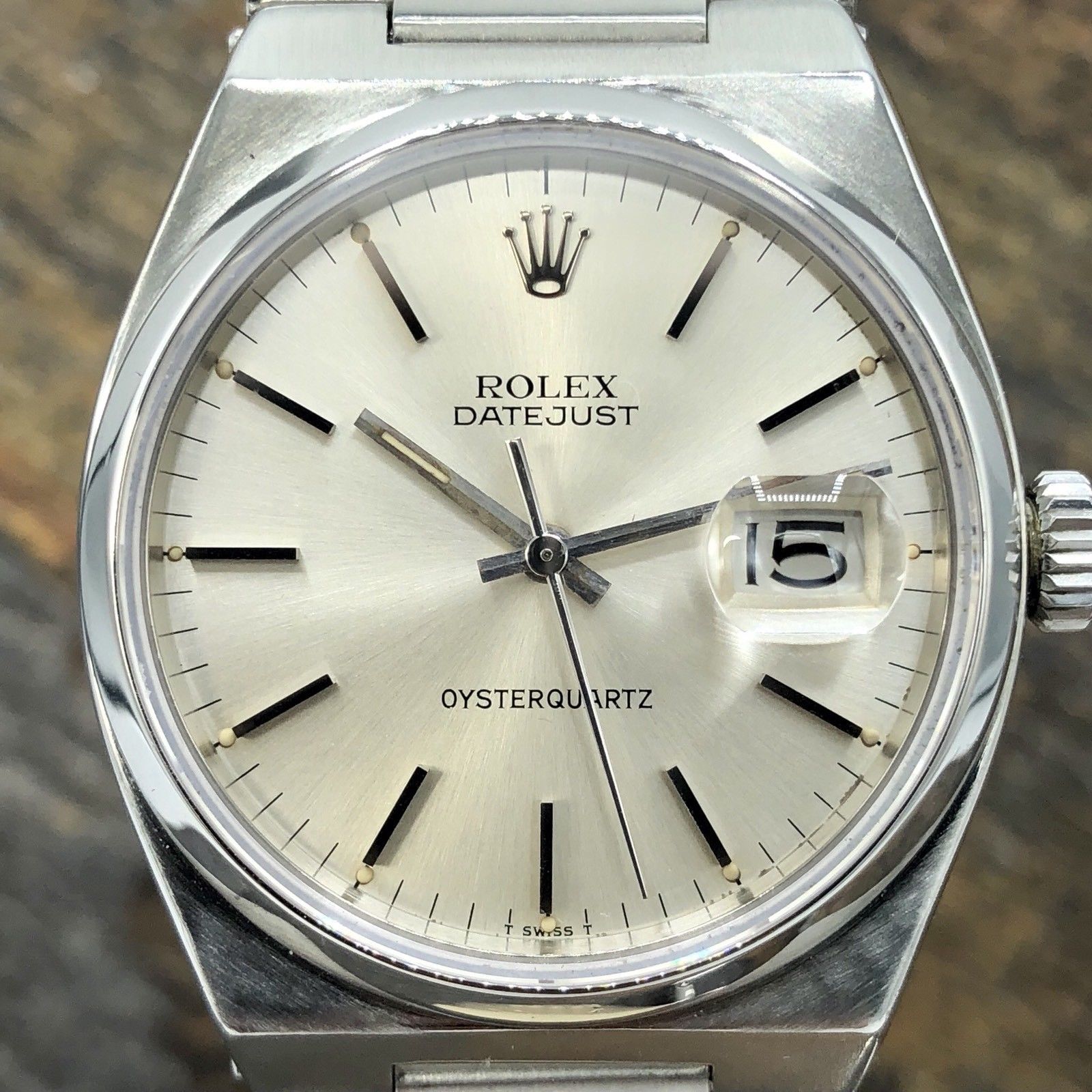 1978 Vintage Rolex DateJust Oyster quartz 17000 Mark 1 Dial