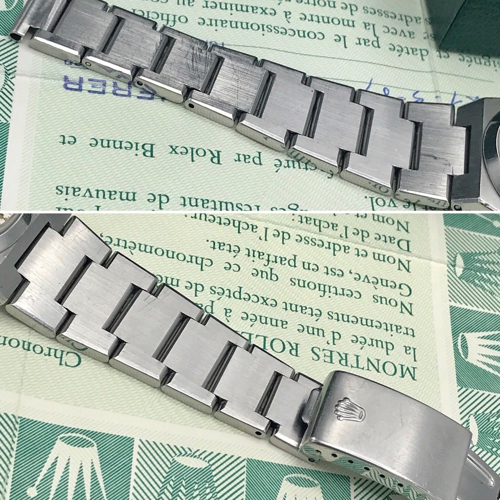 Vintage Rolex DateJust Oyster quartz 17000 Unpolished With box & Papers